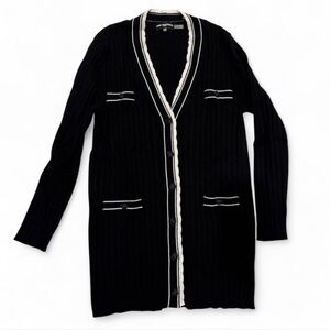 Karl Lagerfeld Long Buttoned Cardigan